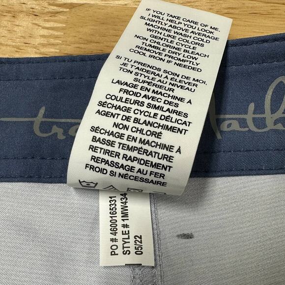 Travis Mathew NWT Down On The 20 Boardshort 18.5 Inch Men's Size 36 Swim Blue - Picture 5 of 11